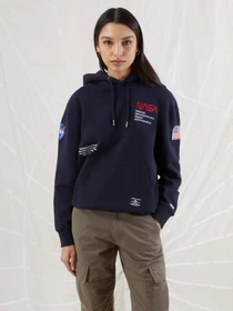 Худі та світшоти Alpha Industries Nasa Worm Logo модель USN53000C1_410 Фото
