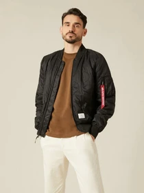 Куртки и дубленки Alpha Industries L-2B Quilted модель UJQ52000C1_001 Фото