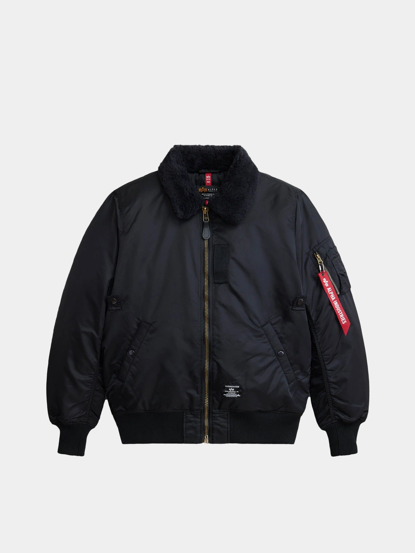 Куртки та дублянки Alpha Industries  B-15 Mod Flight Faux Mouton Collar модель MJB52500C1_001 Фото