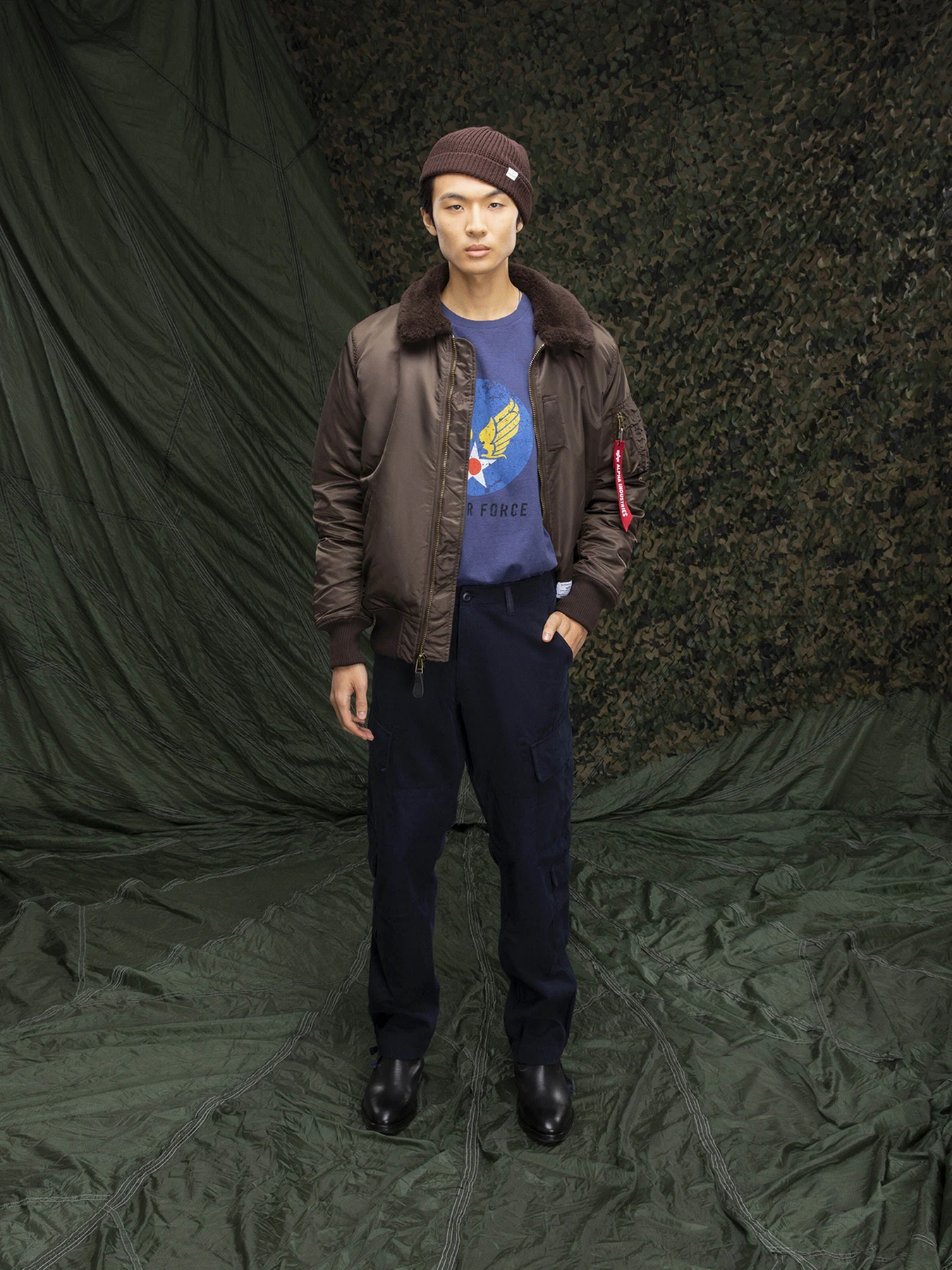 Куртки та дублянки Alpha Industries B-15 Mod Flight Faux Mouton Collar модель MJB52500C1_218 Куртки та дублянки Alpha Industries B-15 Mod Flight Faux Mouton Collar модель MJB52500C1_218 Фото