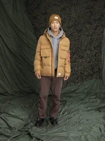 Куртки и дубленки Alpha Industries Hooded Puffer Jacket модель MJH52500C1_219 Фото