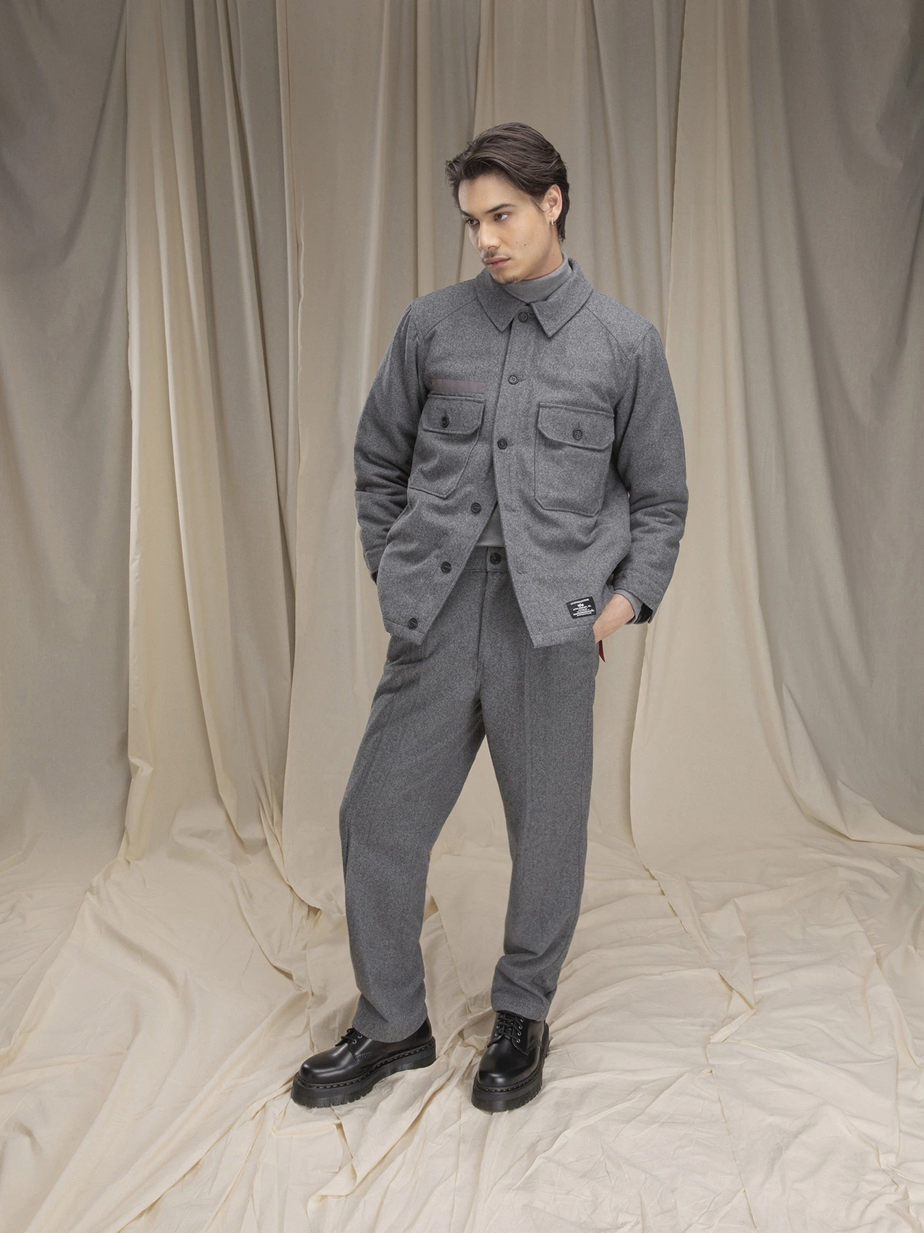 Куртки та дублянки Alpha Industries Wool Field модель MJW53504C1_068 Фото