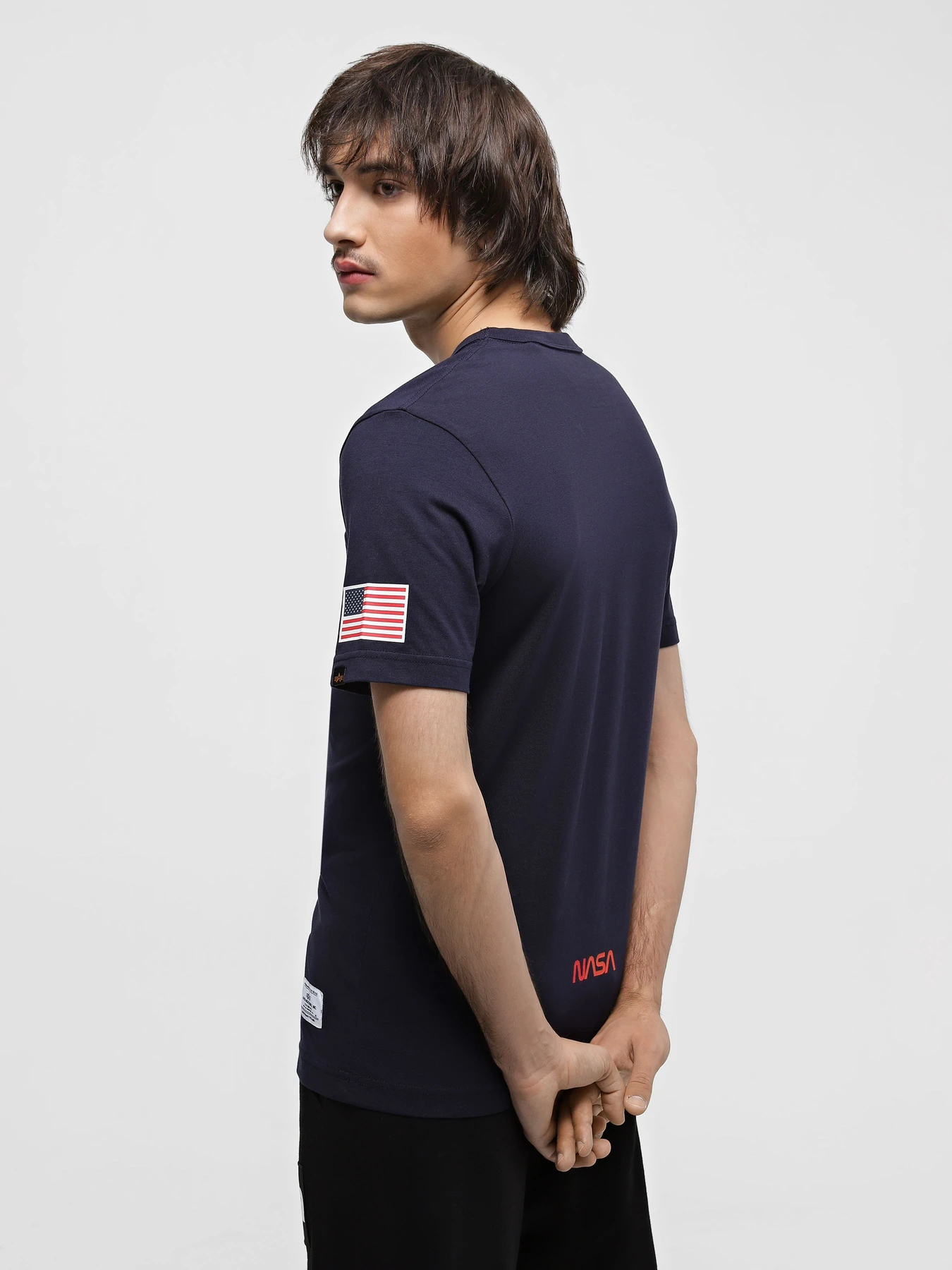 Футболки и поло Alpha Industries NASA Worm Logo Gen II модель UTN53000PK_410 Футболки и поло Alpha Industries NASA Worm Logo Gen II модель UTN53000PK_410 Фото