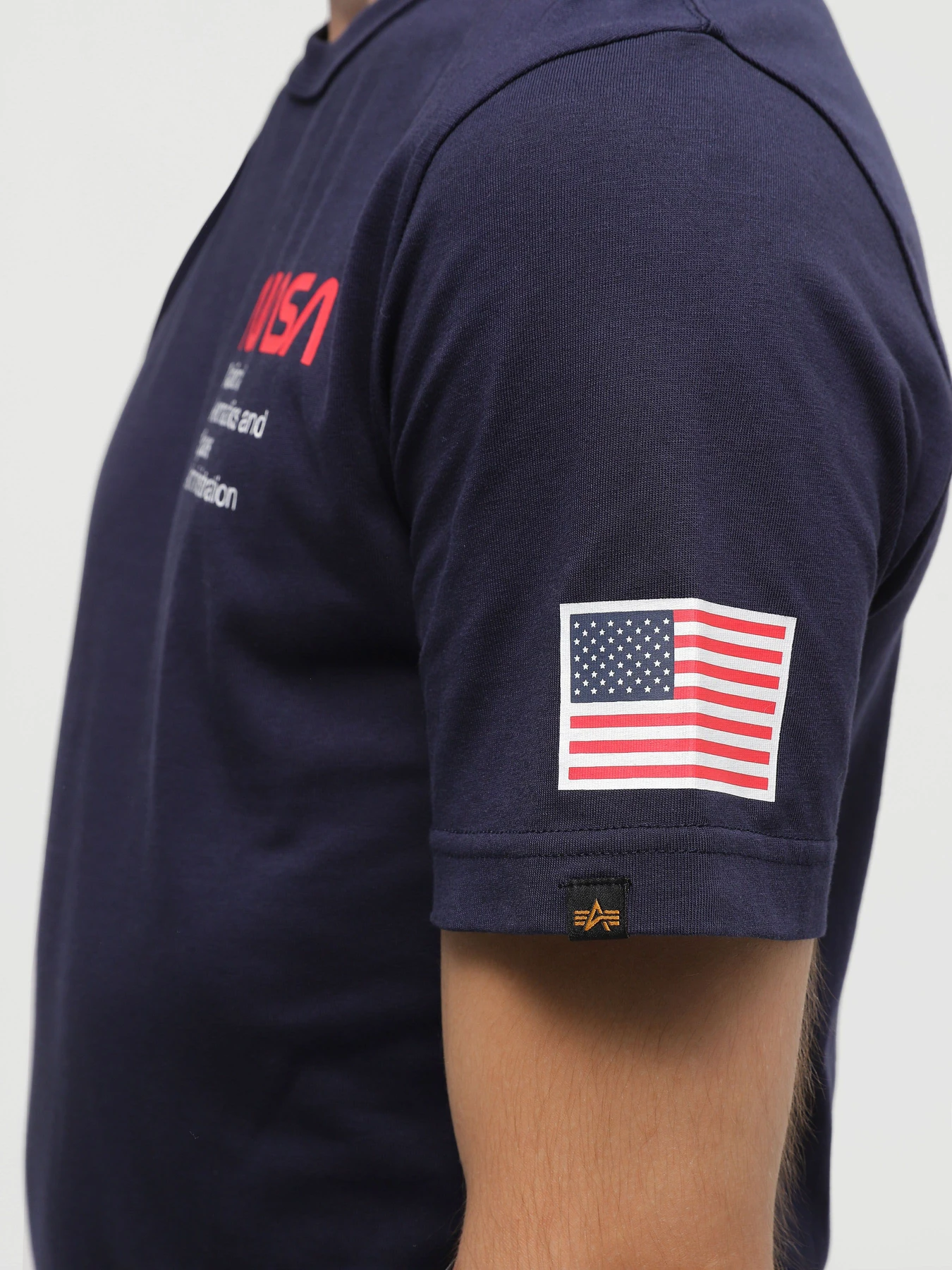 Футболки и поло Alpha Industries NASA Worm Logo Gen II модель UTN53000PK_410 Футболки и поло Alpha Industries NASA Worm Logo Gen II модель UTN53000PK_410 Фото