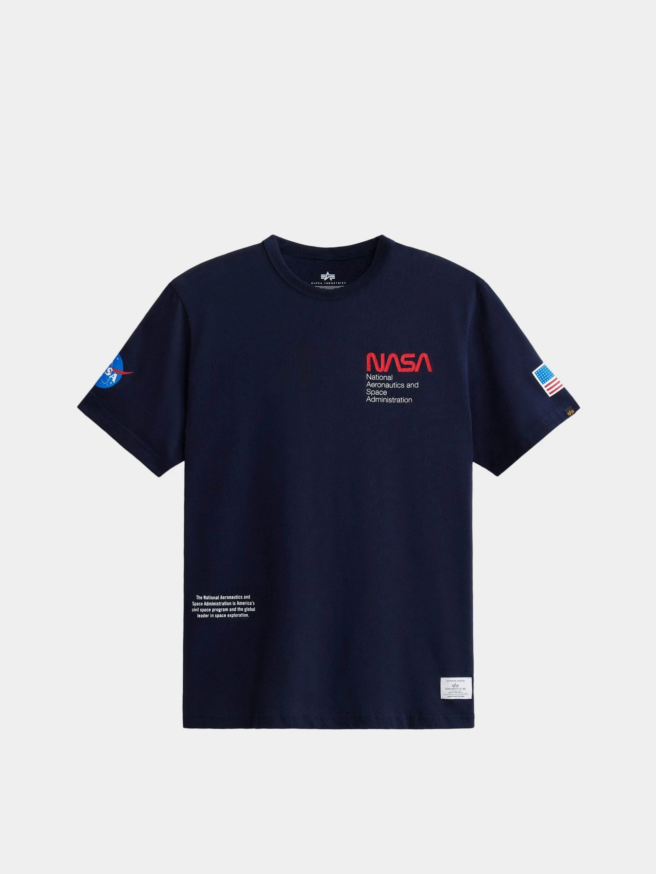 Футболки и поло Alpha Industries NASA Worm Logo Gen II модель UTN53000PK_410 Футболки и поло Alpha Industries NASA Worm Logo Gen II модель UTN53000PK_410 Фото