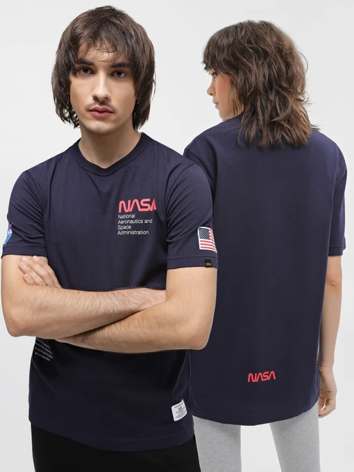 Футболки і поло Alpha Industries NASA Worm Logo Gen II модель UTN53000PK_410 Фото