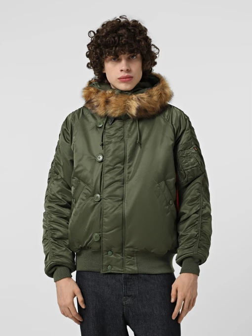Куртки и дубленки Alpha Industries N-2B SHORT WAIST модель MJN30000C1_310 Фото