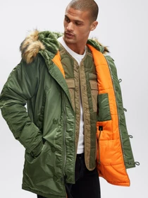 Куртки и дубленки Alpha Industries N-3B Slim Fit модель MJN31210C1_310 Фото