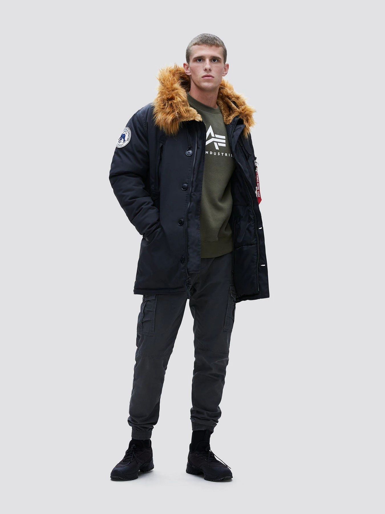 Куртки и дубленки Alpha Industries N-3B ALPINE модель MJN49503C1_001 Фото