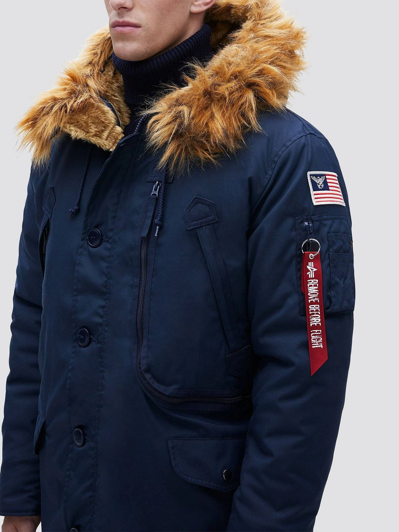 Куртки та дублянки Alpha Industries N-3B ALPINE модель MJN49503C1_410 Фото