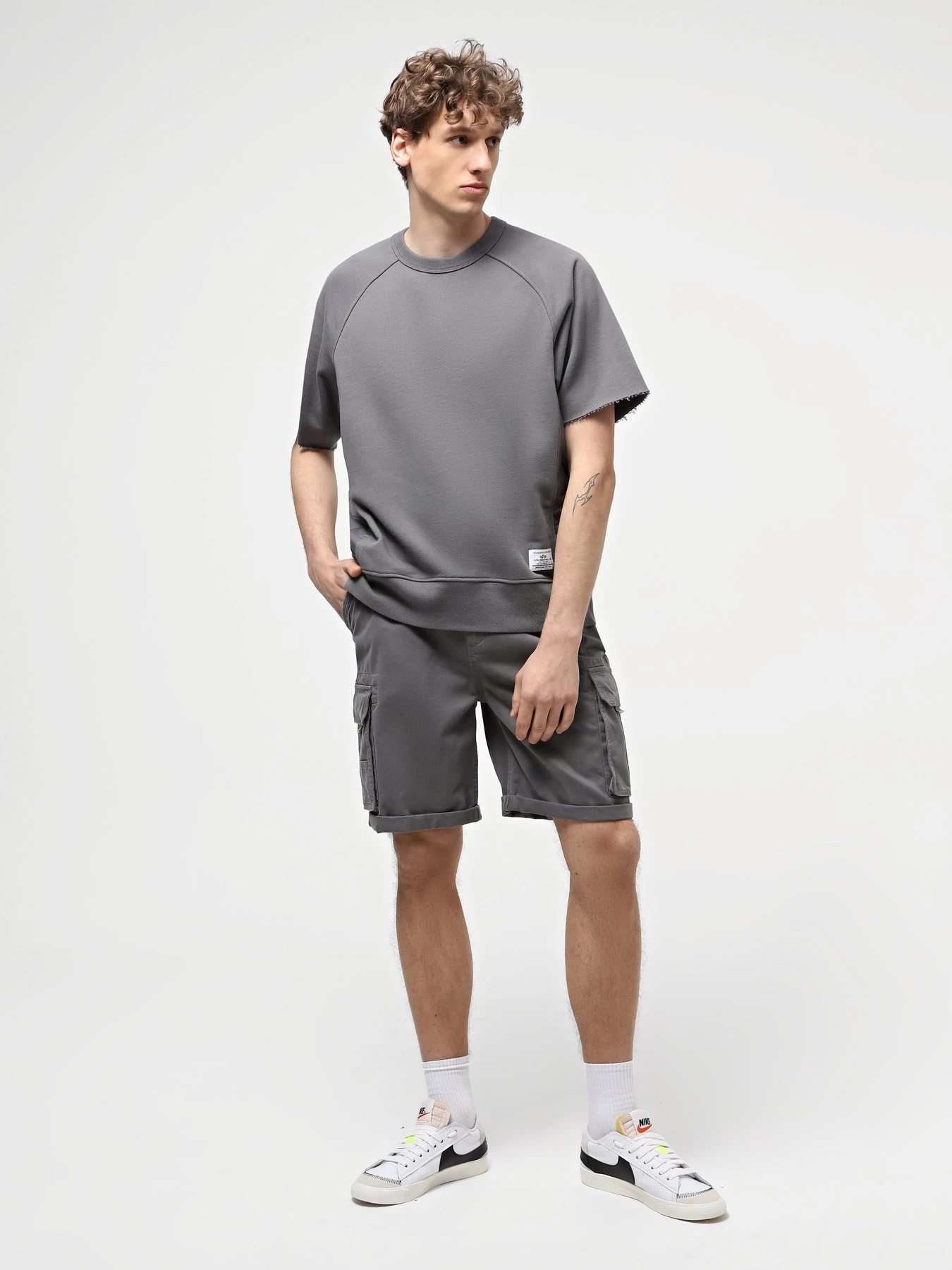 Шорты Alpha Industries Crew модель MBC53000C1_056 Фото
