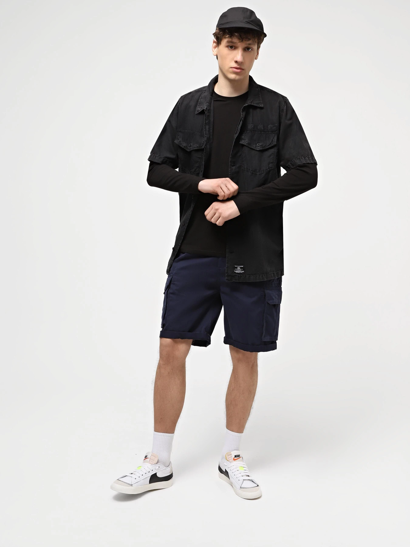 Шорты Alpha Industries Crew модель MBC53000C1_410 Шорты Alpha Industries Crew модель MBC53000C1_410 Фото