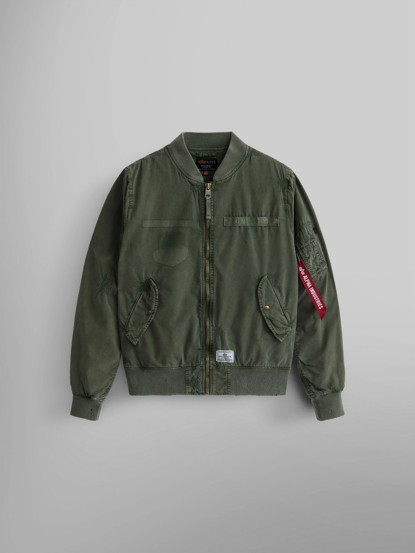 Куртки и дубленки Alpha Industries L-2b Rip And Repair модель MJL54000CO_359 Фото