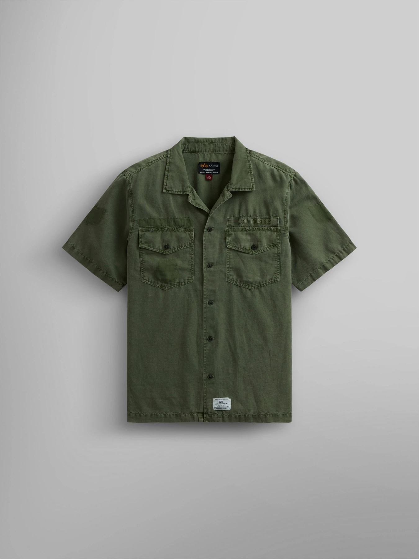 Рубашки Alpha Industries Washed Fatigue Shirt Jacket модель MJS54000CO_359 Рубашки Alpha Industries Washed Fatigue Shirt Jacket модель MJS54000CO_359 Фото