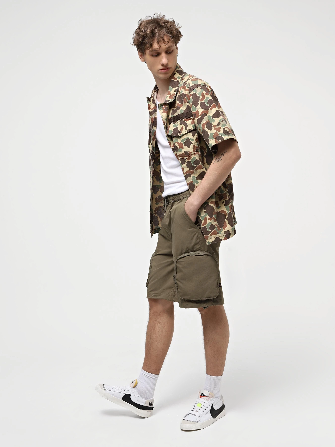 Рубашки Alpha Industries Washed Fatigue Shirt Jacket модель MJS54000CO_939 Фото