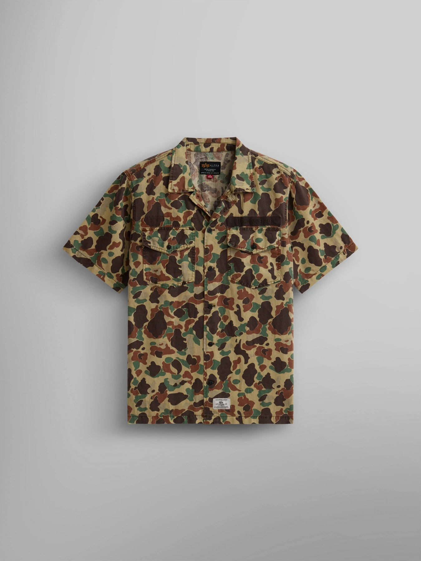 Рубашки Alpha Industries Washed Fatigue Shirt Jacket модель MJS54000CO_939 Фото