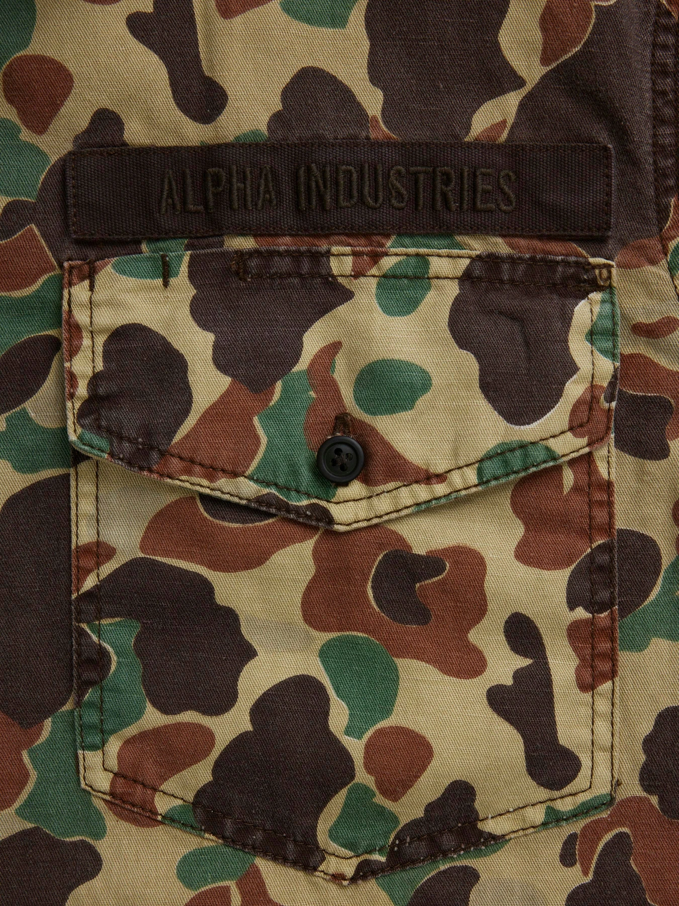 Рубашки Alpha Industries Washed Fatigue Shirt Jacket модель MJS54000CO_939 Фото