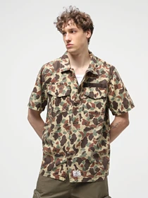 Рубашки Alpha Industries Washed Fatigue Shirt Jacket модель MJS54000CO_939 Фото