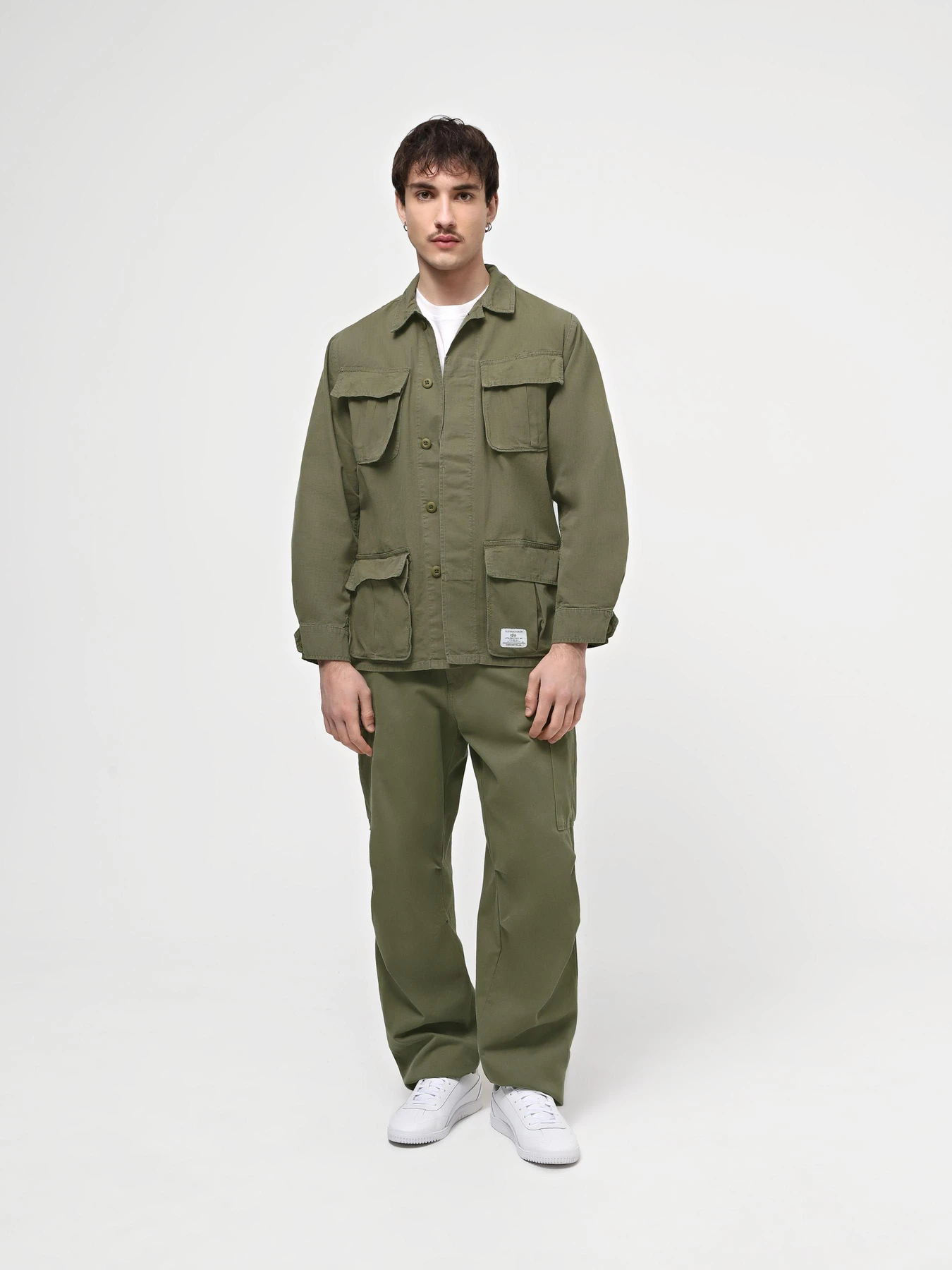 Куртки та дублянки Alpha Industries Jungle Fatigue Jacket модель MSJ52000C1_359 Куртки та дублянки Alpha Industries Jungle Fatigue Jacket модель MSJ52000C1_359 Фото