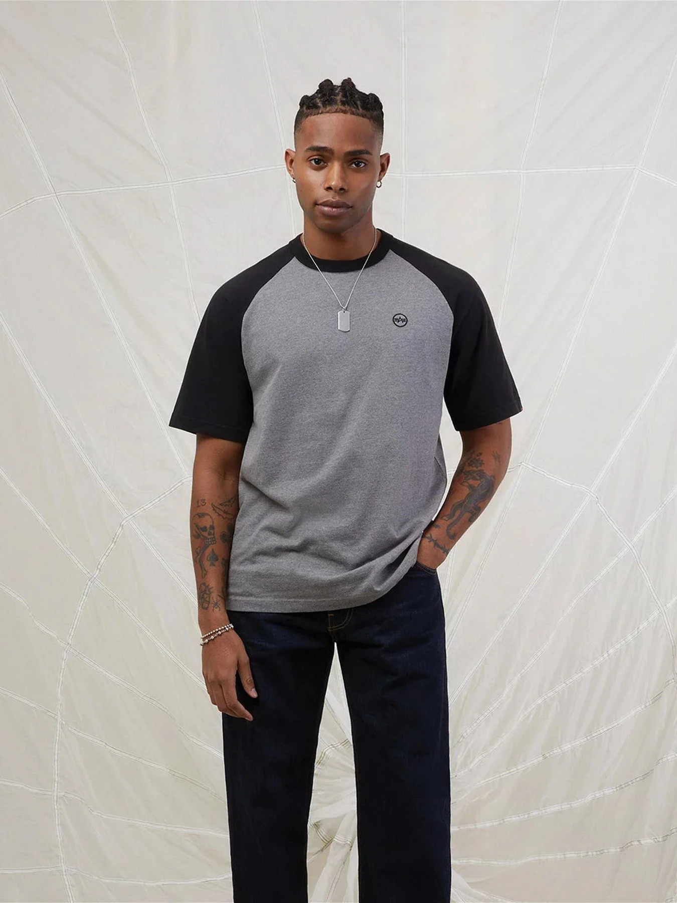 Футболки и поло Alpha Industries Essential Raglan Tee модель MTE53000C1_063 Футболки и поло Alpha Industries Essential Raglan Tee модель MTE53000C1_063 Фото