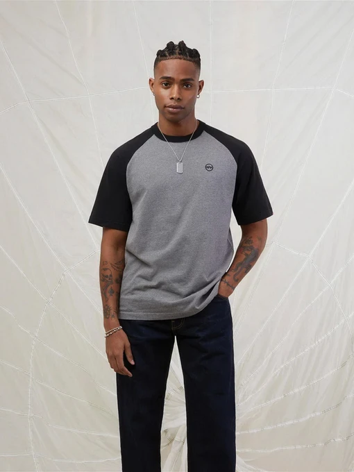 Футболки и поло Alpha Industries Essential Raglan Tee модель MTE53000C1_063 Фото