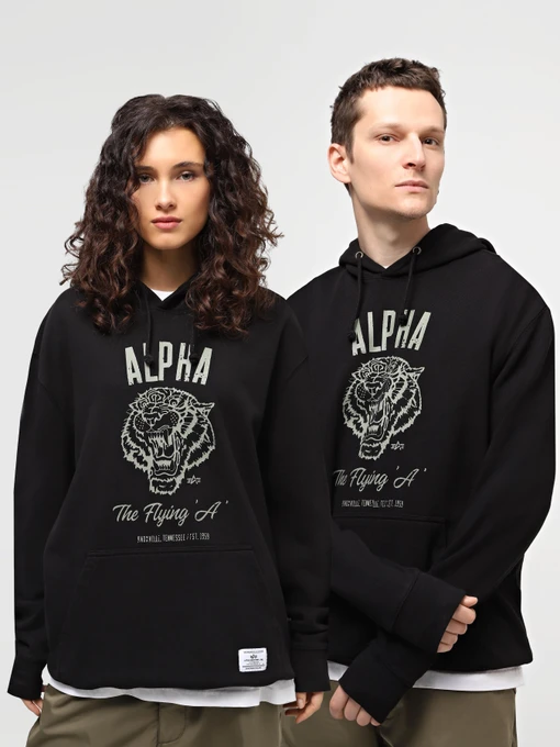 Худі та світшоти Alpha Industries Alpha Tiger Hoodie модель USA54000PK_001 Фото