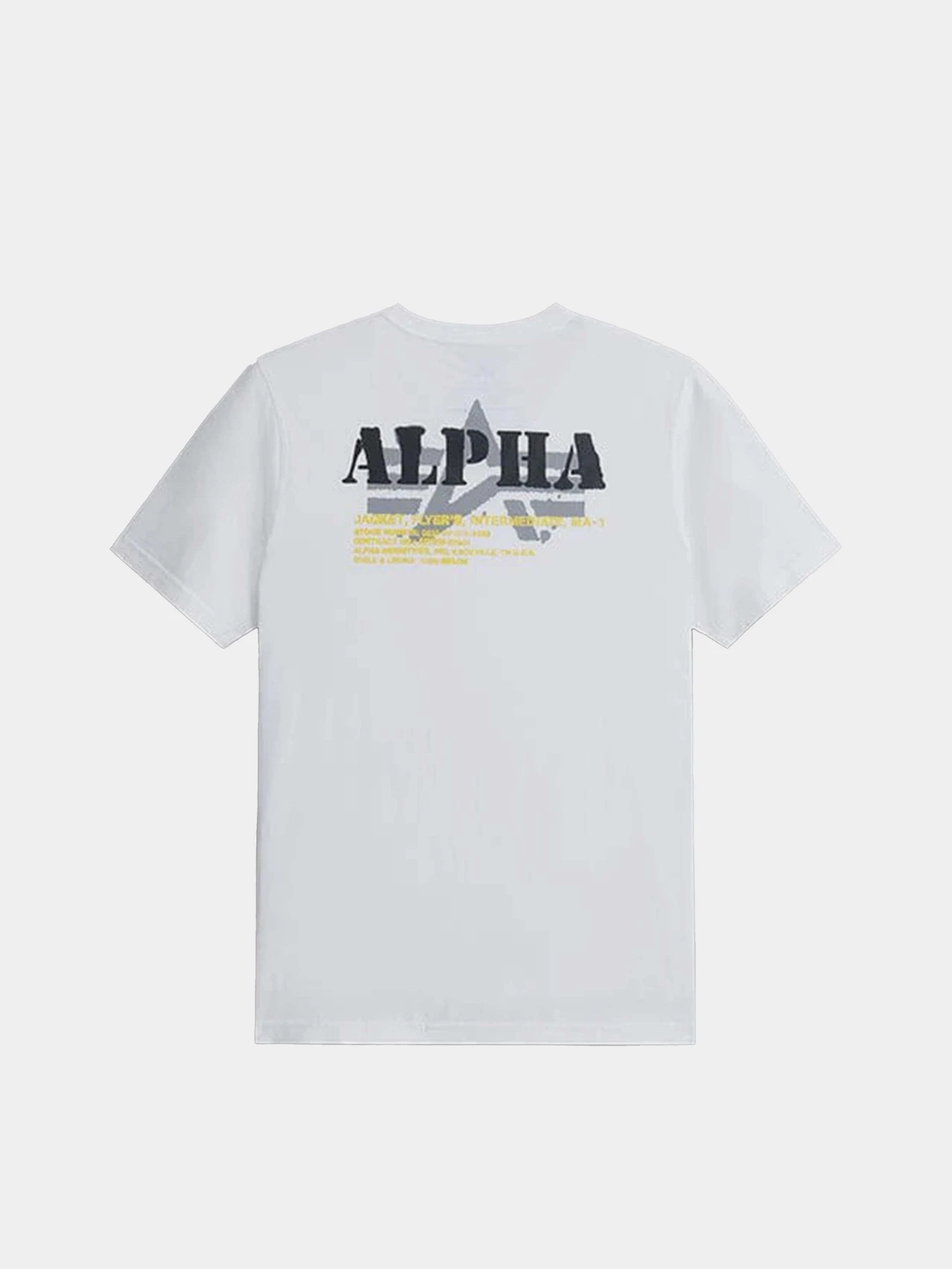 Футболки и поло Alpha Industries Alpha Stencil Tee модель UTA54002PK_100 Фото
