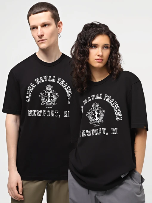 Футболки і поло Alpha Industries Alpha Naval Base Newport Tee модель UTA54011PK_001 Фото