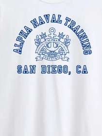 Футболки і поло Alpha Industries Alpha Naval Base San Diego Tee модель UTA54012PK_100 Фото