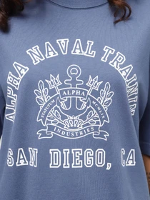 Футболки и поло Alpha Industries Alpha Naval Base San Diego Tee модель UTA54012PK_521 Фото