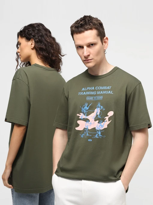 Футболки і поло Alpha Industries Alpha Training Manual Tee модель UTA54017PK_303 Фото