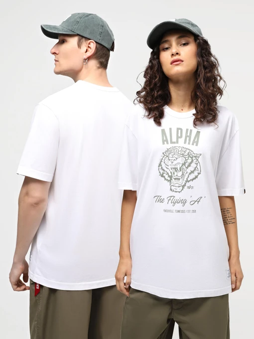 Футболки и поло Alpha Industries Alpha Tiger Tee модель UTA54018PK_100 Фото