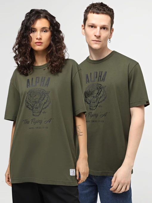 Футболки і поло Alpha Industries Alpha Tiger Tee модель UTA54018PK_303 Фото