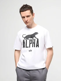Футболки и поло Alpha Industries Alpha Leopard Tee модель UTA54019PK_100 Фото