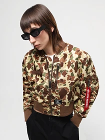 Куртки и дубленки Alpha Industries L-2b Cropped Gen II Bomber Jacket W модель WJL53000C1_939 Фото