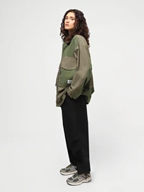 Куртки и дубленки Alpha Industries Mixed Media Shirt Jacket W модель WJM54000CO_359 Фото