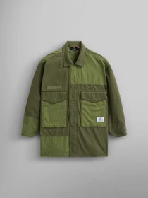 Куртки и дубленки Alpha Industries Mixed Media Shirt Jacket W модель WJM54000CO_359 Фото