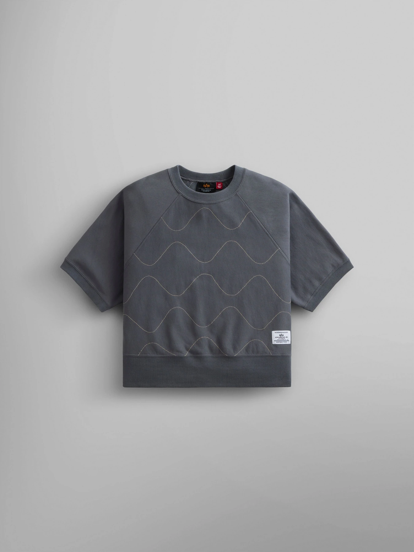 Худи и свитшоты Alpha Industries Short Sleeve Quilted Sweatshirt W модель WSS54000C1_056 Худи и свитшоты Alpha Industries Short Sleeve Quilted Sweatshirt W модель WSS54000C1_056 Фото