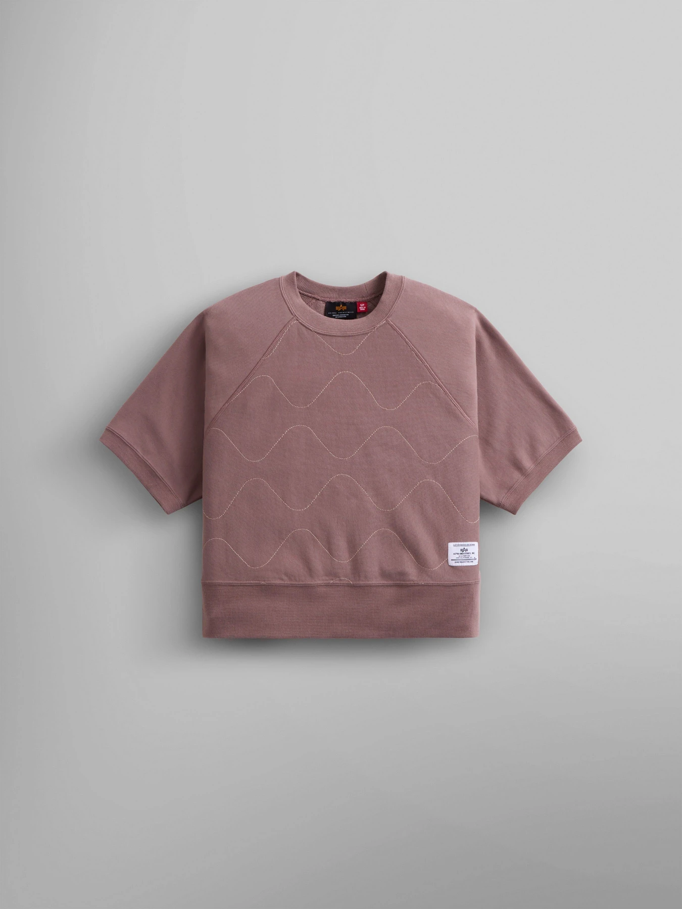 Худі та світшоти Alpha Industries Short Sleeve Quilted Sweatshirt W модель WSS54000C1_521 Худі та світшоти Alpha Industries Short Sleeve Quilted Sweatshirt W модель WSS54000C1_521 Фото