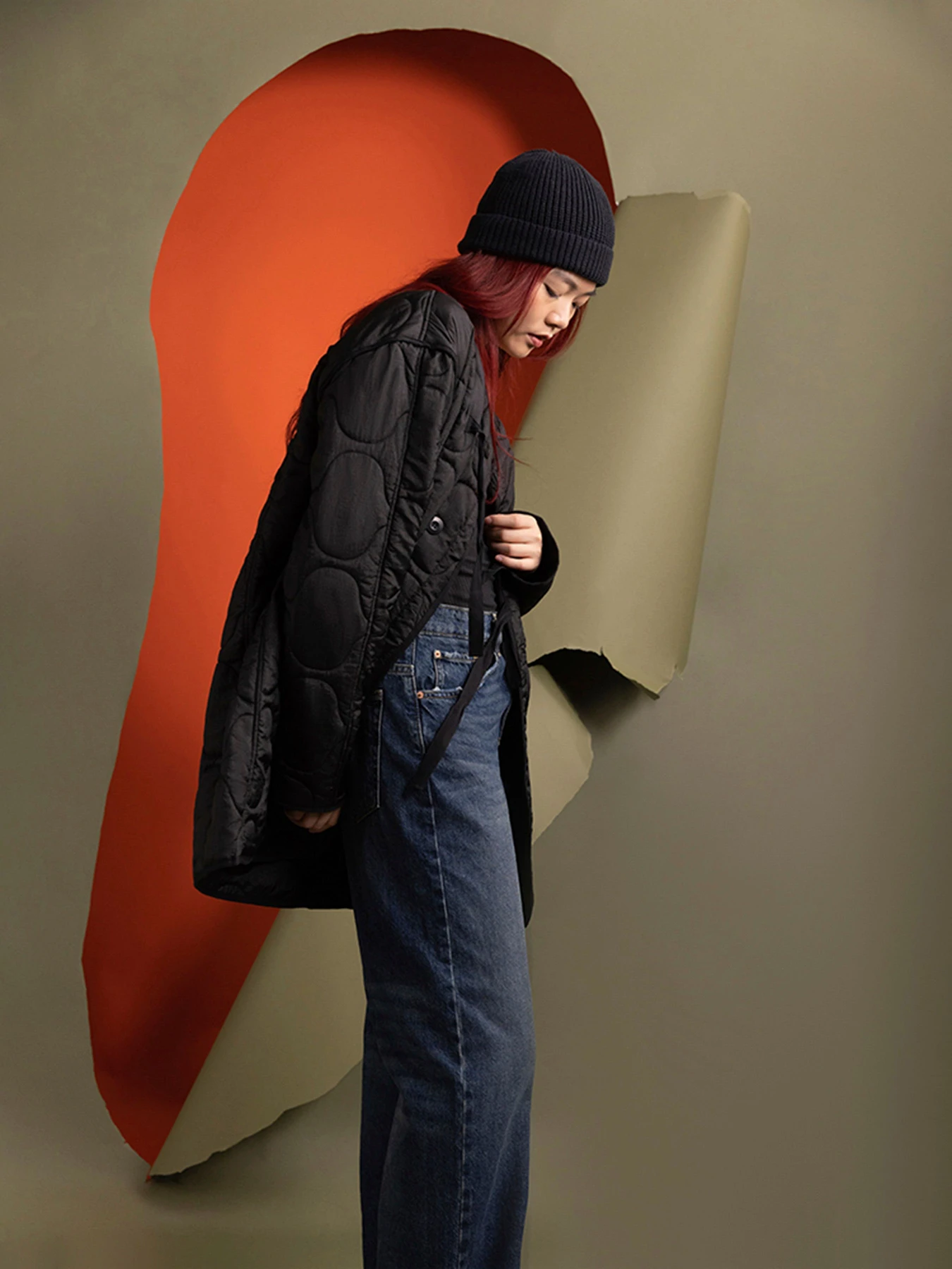 Куртки и дубленки Alpha Industries Mixed Media Quilted Long Liner модель WJM54501C1_001 Фото