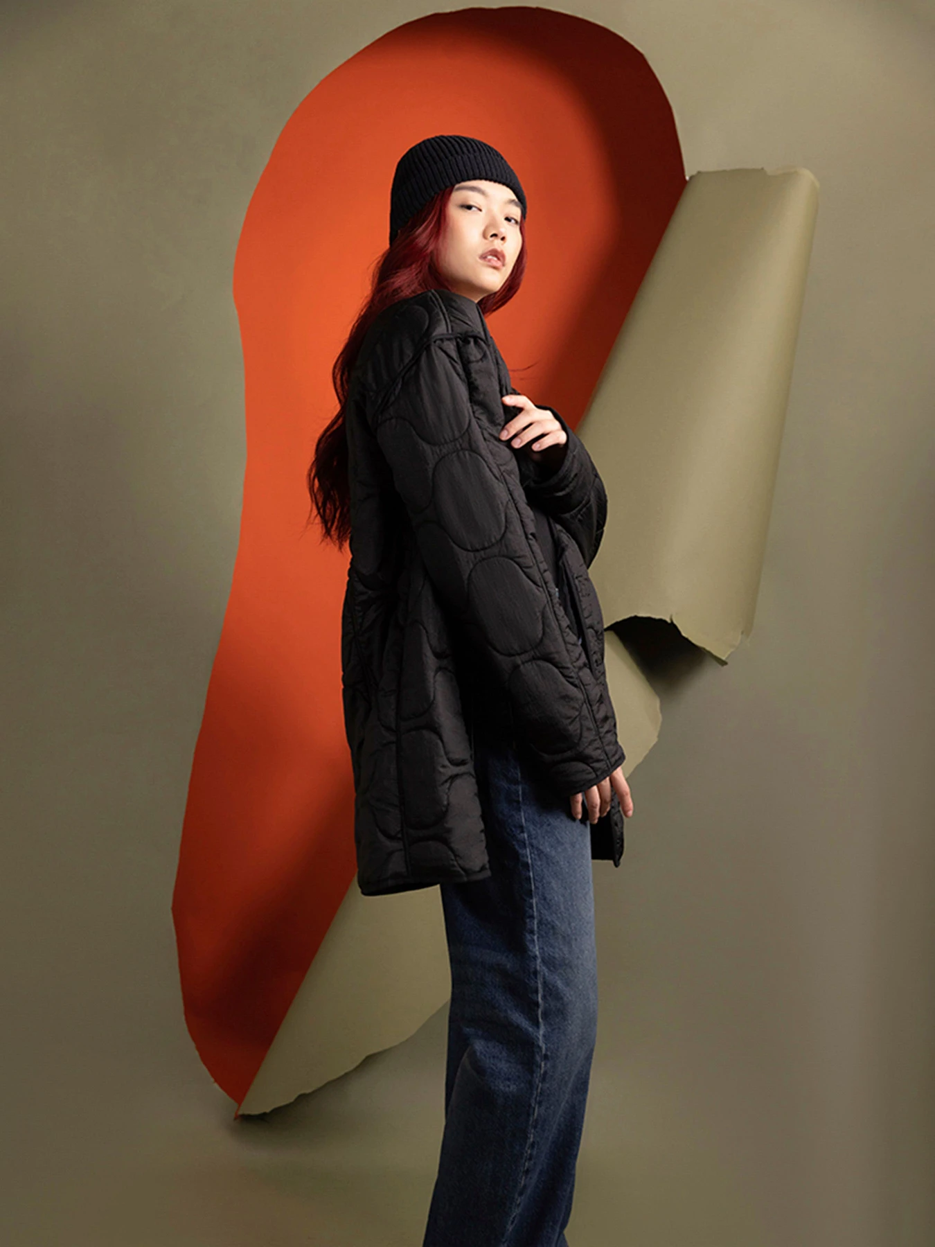 Куртки и дубленки Alpha Industries Mixed Media Quilted Long Liner модель WJM54501C1_001 Фото