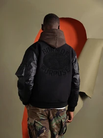 Куртки и дубленки Alpha Industries Faux Leather Ma-1 Varsity модель MJL54500C1_001 Фото