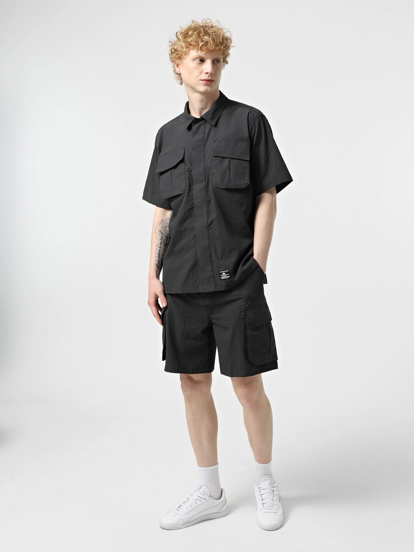 Шорти Alpha Industries Seersucker модель MBS55000C1_077 Шорти Alpha Industries Seersucker модель MBS55000C1_077 Фото