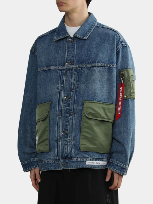 Куртки и дубленки Alpha Industries Denim модель MJD55000C1_410 Фото