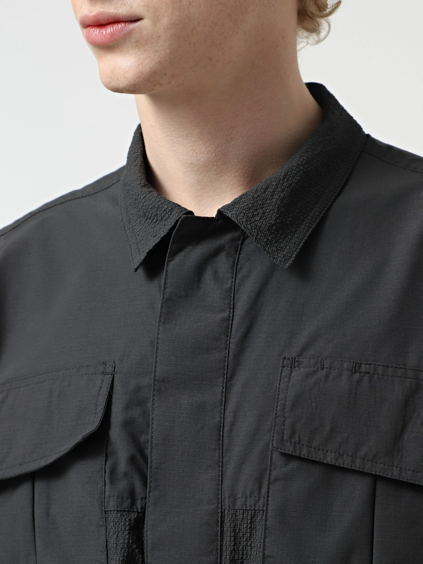 Рубашки Alpha Industries Ss Seersucker модель MTS55000C1_077 Фото