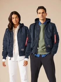 Куртки и дубленки Alpha Industries MA-1 HOODED BATTLEWASH модель UJM51502C1_410 Фото