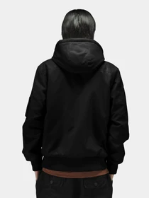 Куртки и дубленки Alpha Industries FAUX LEATHER HOODED RIB FLIGHT модель MJF55501C1_001 Фото