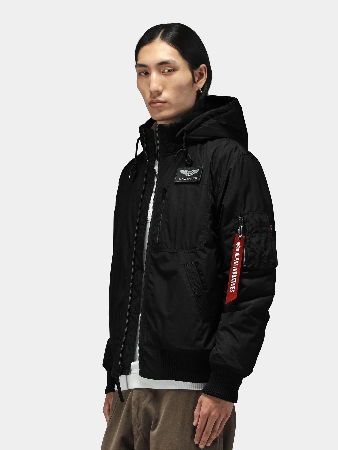 Куртки та дублянки Alpha Industries HOODED RIB FLIGHT JACKET модель MJH55500C1_001 Куртки та дублянки Alpha Industries HOODED RIB FLIGHT JACKET модель MJH55500C1_001 Фото