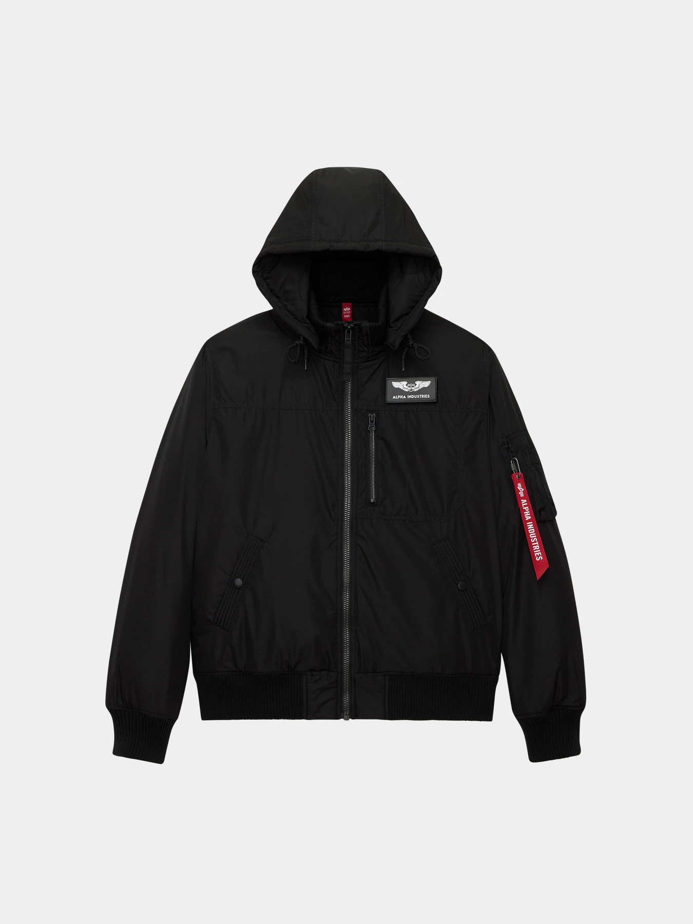 Куртки та дублянки Alpha Industries HOODED RIB FLIGHT JACKET модель MJH55500C1_001 Куртки та дублянки Alpha Industries HOODED RIB FLIGHT JACKET модель MJH55500C1_001 Фото
