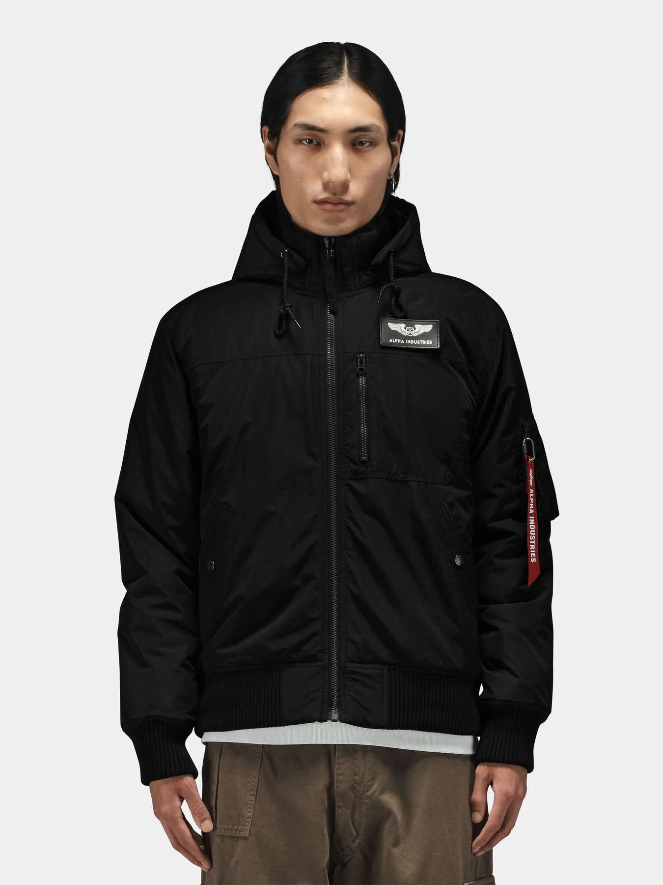 Куртки та дублянки Alpha Industries HOODED RIB FLIGHT JACKET модель MJH55500C1_001 Куртки та дублянки Alpha Industries HOODED RIB FLIGHT JACKET модель MJH55500C1_001 Фото